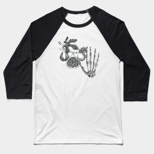 VINTAGE FIG TREE AND SKELETON, THE BELL JAR, SYLVIA PLATH Baseball T-Shirt